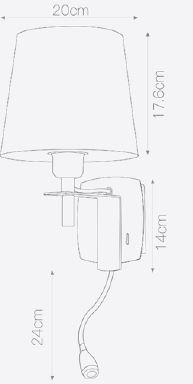 Бра Lussole  Cozy LSP-8234