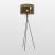 Торшер Люссоле SY3370 из серии LINCOLN с цоколем E27; суммарной мощностью 60Вт