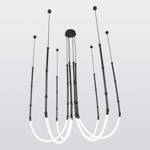 Люстра мультиплекс Люссоле SY9607 из серии BEND с цоколем led; суммарной мощностью 60Вт