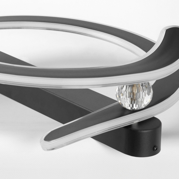 Потолочный светильник Люссоле SY2837 из серии HALE с цоколем LED; суммарной мощностью 38Вт Потолочный светильник Люссоле SY2837 из серии HALE с цоколем LED; суммарной мощностью 38Вт