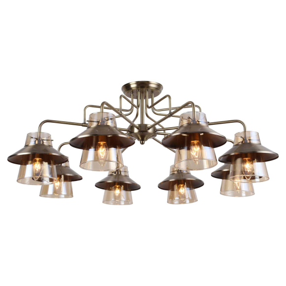 Люстра потолочная Люссоле SY9708 из серии COCHISE с цоколем E14; суммарной мощностью 320Вт Люстра потолочная Люссоле SY9708 из серии COCHISE с цоколем E14; суммарной мощностью 320Вт