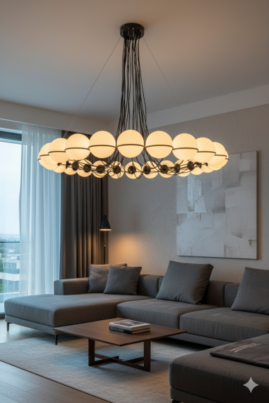 Люстра Lussole Seneca LSP-8176 Люстра Lussole Seneca LSP-8176