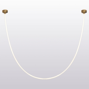 Линейно-подвесной светильник Люссоле SY3107 из серии BEND с цоколем LED; суммарной мощностью 30Вт