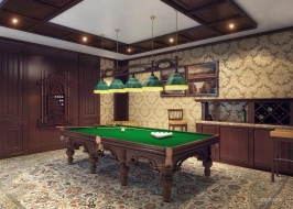 Светильники в бильярдную комнату